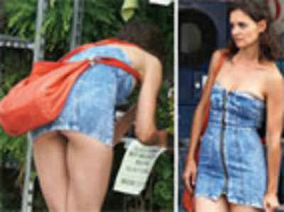 Katie Holmes' oops moment