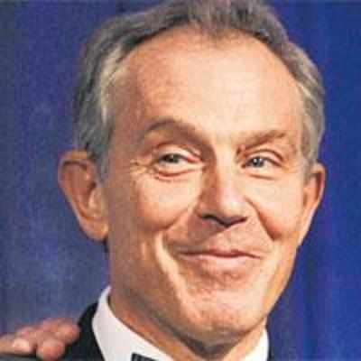 Tony Blair strapped for train fare
