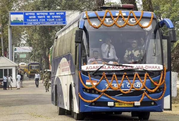 Kolkata-Agartala bus services via Dhaka resume after BNP victory