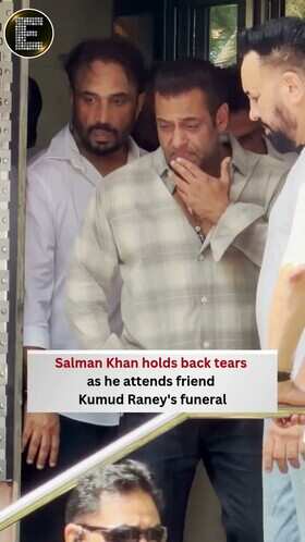 Salman Khan Attends Family Friend Kumud Raney&rsquo;s Funeral