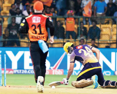 IPL 2017: Sunrisers Hyderabad left with ‘what ifs’ after a rain-curtailed match against Kolkata Knight Riders