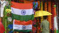 Visakhapatnam: People rush to buy Tricolour, decorative items ahead of Independence Day 