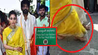 Nayanthara in legal trouble for wearing footwear at Tirupati temple 