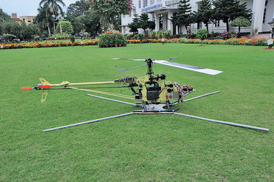 HAL’s helicopter UAV takes flight