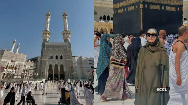 IN PICS: Hina Khan Gives a Glimpse as She Performs Umrah at Makkah Amid ...