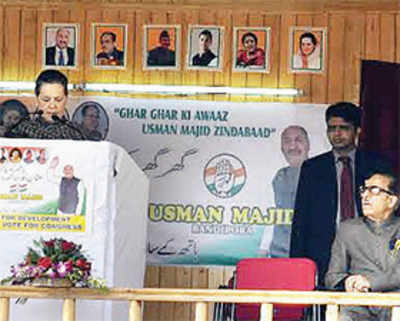 Sonia campaigns for ‘hidden’ candidate