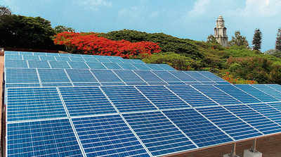 Solar plant, IISc’s sunshine story