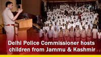 Delhi Police Commissioner hosts children from Jammu & Kashmir 
