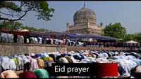 Ramzan: Muslims offer Eid prayer at Golconda tombs in Hyderabad 