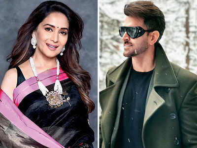 Hrithik Roshan and Madhuri Dixit match steps on a dance reality show