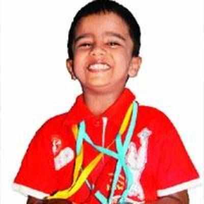 6-year-old Vedant Chaudhari breaks state swimming record