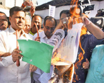 9 Cong, 10 NCP MLAs suspended