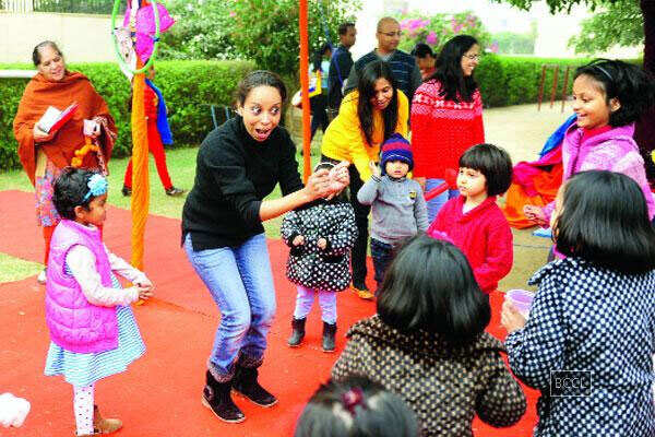 Kids jig to the drum beats at children’s percussion festival in Gurgaon