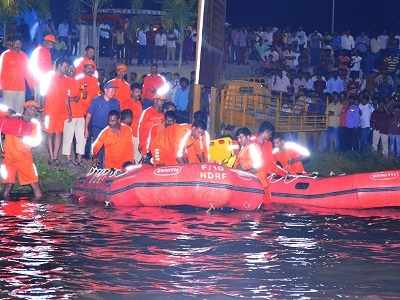 Boat capsizes in Krishna river near Vijayawada: Death toll rises to 20, four still missing; operator booked