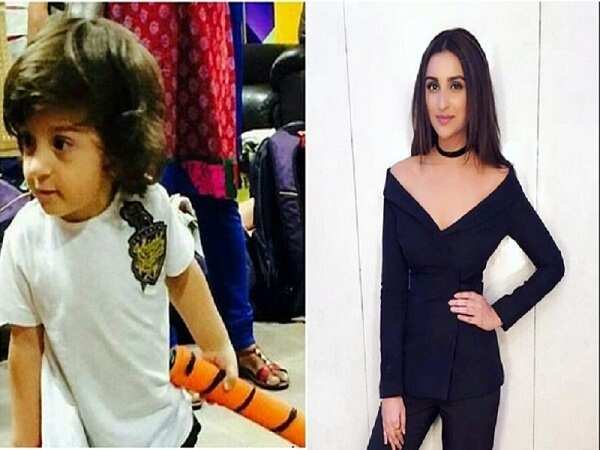 Cuteness overload as AbRam sword fights Parineeti