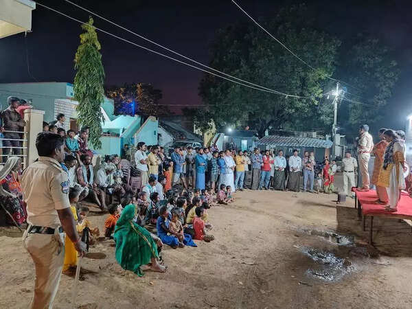 Under the village night sky, Telangana cops turn performers to fight cybercrime, trafficking