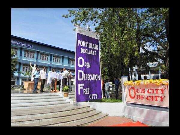 Andamans gifts nation an ODF island