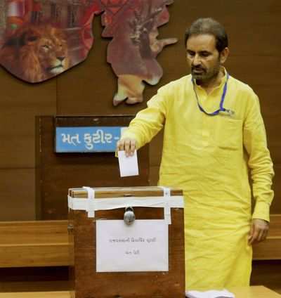 Voting closes for Gujarat Rajya Sabha polls