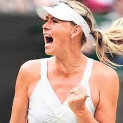 Sharapova wins round one; reclaims grunting title too