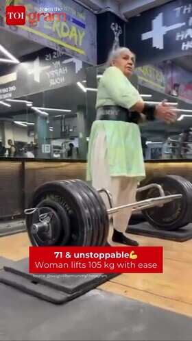 71-Year-Old Grandmother Lifts 105 Kg, Inspires Millions