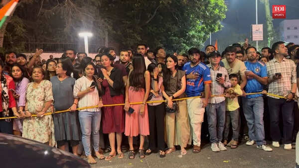 Pooja in stadium to wild celebrations at team hotel: How India welcomed the T20 World Cup title in Ahmedabad