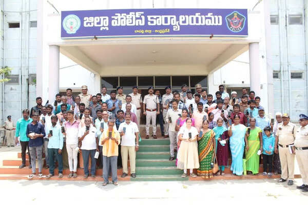 Bapatla police recover 1,125 lost mobile phones worth Rs 2.25 crore