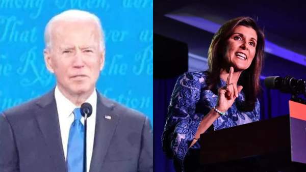 Biden and Haley defend each other against rampaging Trump