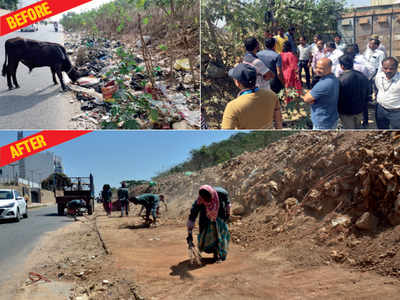 Brookefield residents manage to get BBMP to clear pathway near Kundalahalli lake
