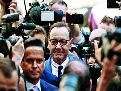 Spacey strenuously denies sex charges, granted bail