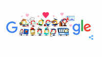 Google thank coronavirus helpers with a special Doodle 