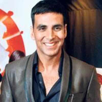 Akshay gets philanthropic