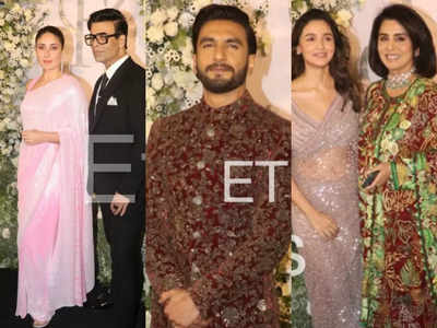 Sidharth Malhotra, Kiara Advani reception live updates: Alia Bhatt, Ranveer Singh, Karan Johar - Celebs at the newly wed couple's reception