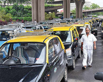 Strike at airport following cabbie's death