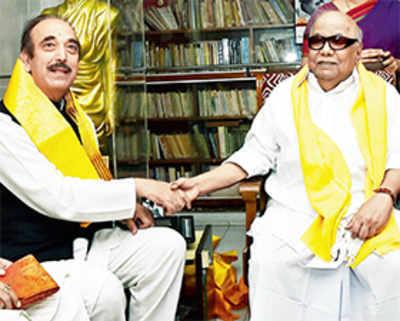 DMK, Cong join hands for TN polls