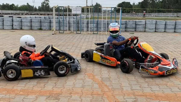 Narain Karthikeyan’s son Shiv Neel shows chops in mini category