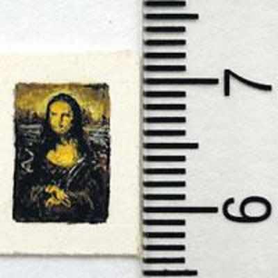 World's smallest Mona Lisa