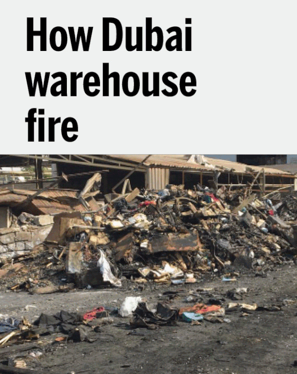 How Dubai warehouse fire robbed Indian expats of their belongings