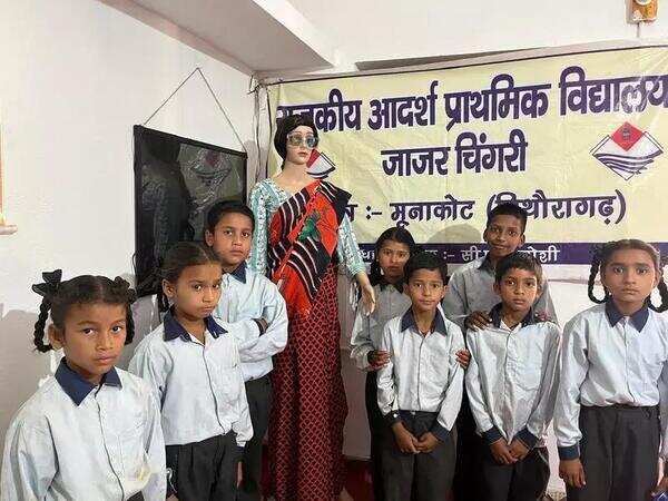 In a remote Uttarakhand village, students learn from AI robotic teacher
