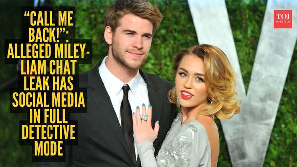 Miley Cyrus’ alleged leaked DMs with Liam Hemsworth are breaking the Internet right now