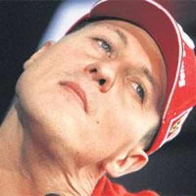 Schumi can't put his neck on line