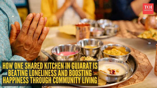 Gujarat village stops cooking at home: How one shared kitchen in Chandanki is beating loneliness and boosting happiness through community living