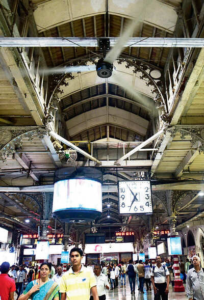 After Positive Trial 5 Giant Fans To Cool People At Cst