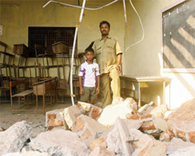 Dharavi school, catering to 300 students, partially razed by BMC ‘without warning’