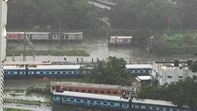 Heavy rains lash Mumbai: Central, Harbour line services shut, trains delayed, traffic jams on roads