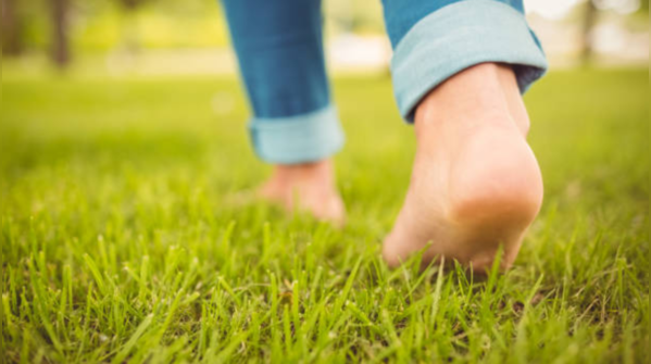 Walking on grass: A moderate-intensity workout