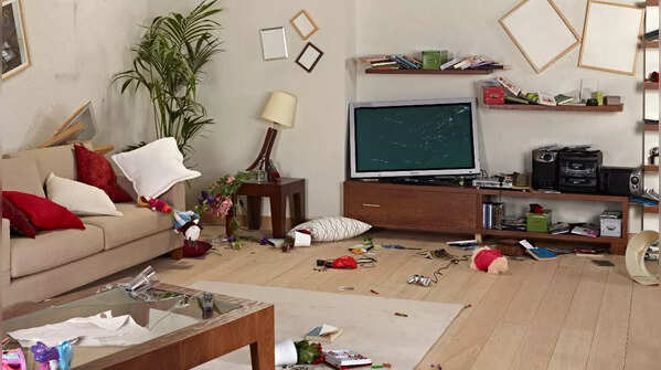 Having a messy home
