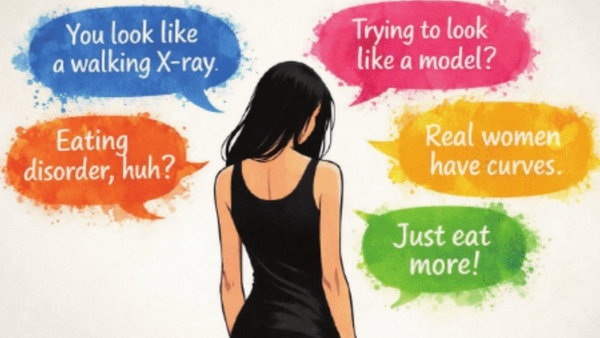 Toothpick! Twiggy! Why does thin-shaming get a free pass?