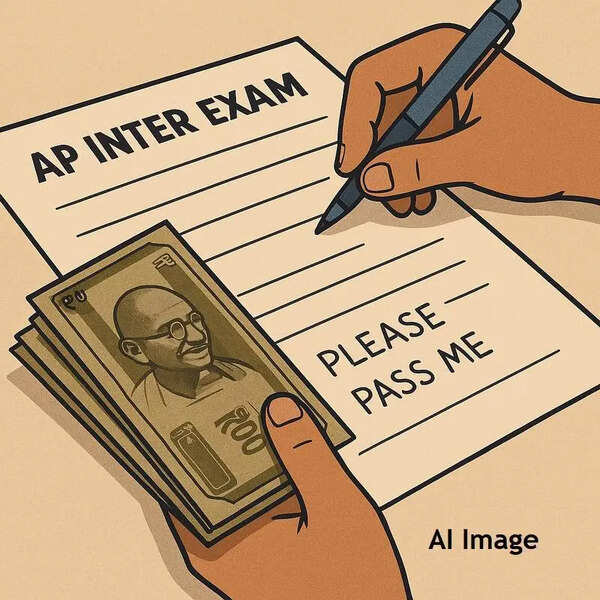 Andhra Pradesh: Inter student puts currency notes in answer sheets, urges officials to pass him