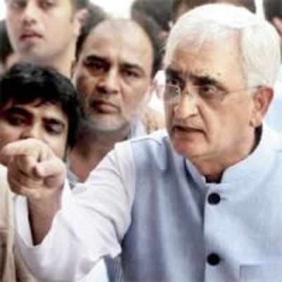 Khurshid talks of blood, IAC says it's a death threat