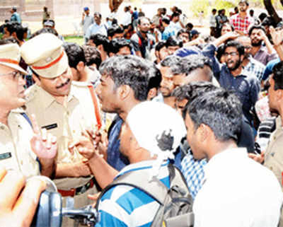After attack on VC’s house, 24 HCU students get bail